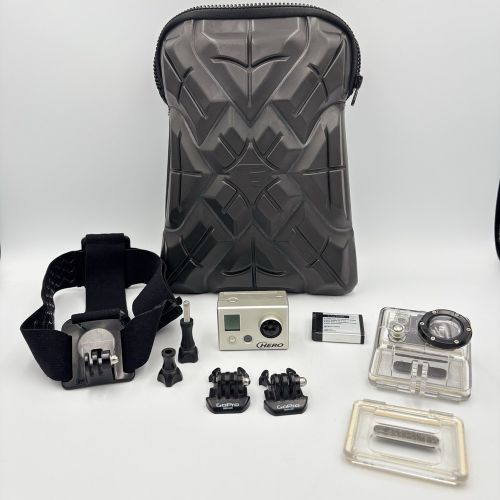 Gopro HD Hero Action Camera - Untested, Parts Only - With Accessories